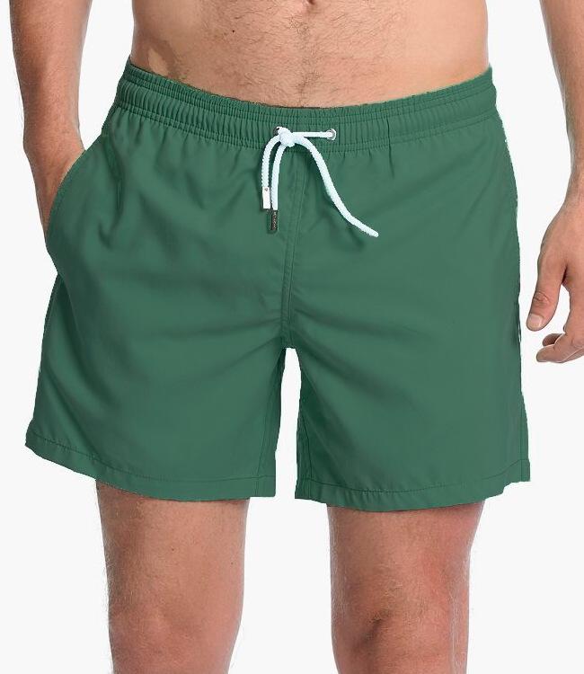 [Bosphorio] Khaki - Slim Fit Swim Trunk 100% Cotton Inner Mesh Suitable for Swimming/ Gym/ Homewear