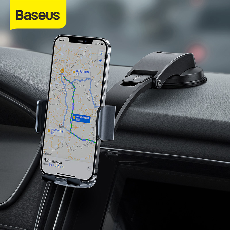Baseus Car Electric Clamp Phone Holder Air Vent Mount For 4.7-6.7 inch Phone Car Interior Accessories Phone Stand