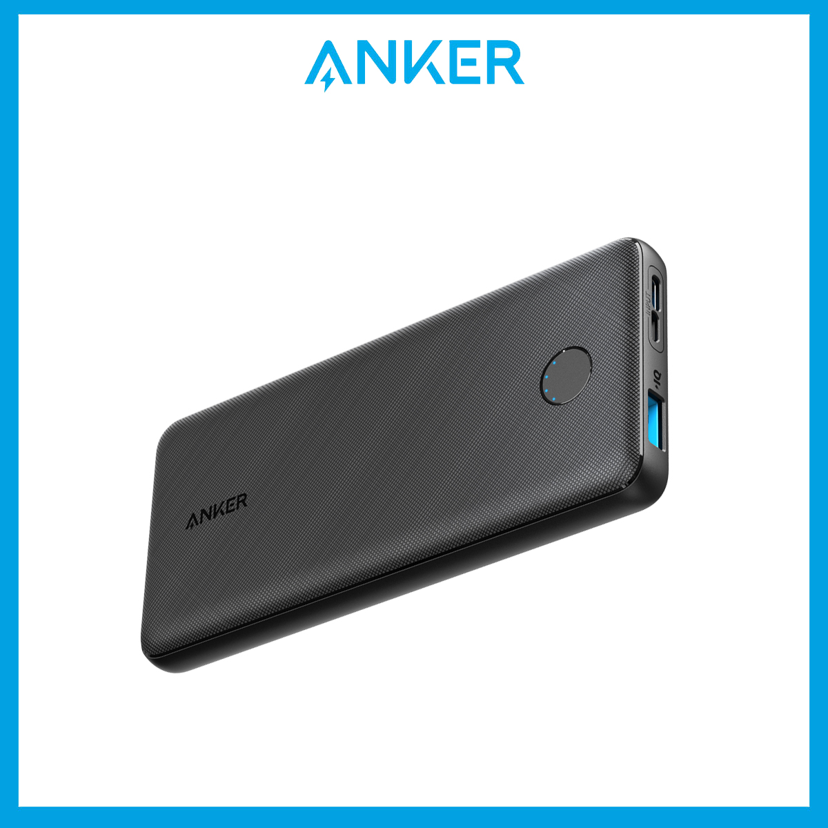 Anker PowerCore Metro Slim 10000, Ultra Slim Portable Charger, Ultra-Compact 10000mAh External Battery, High-Speed PowerIQ and VoltageBoost Charging Technology Power Bank Fast Charge Powerbank for iPh