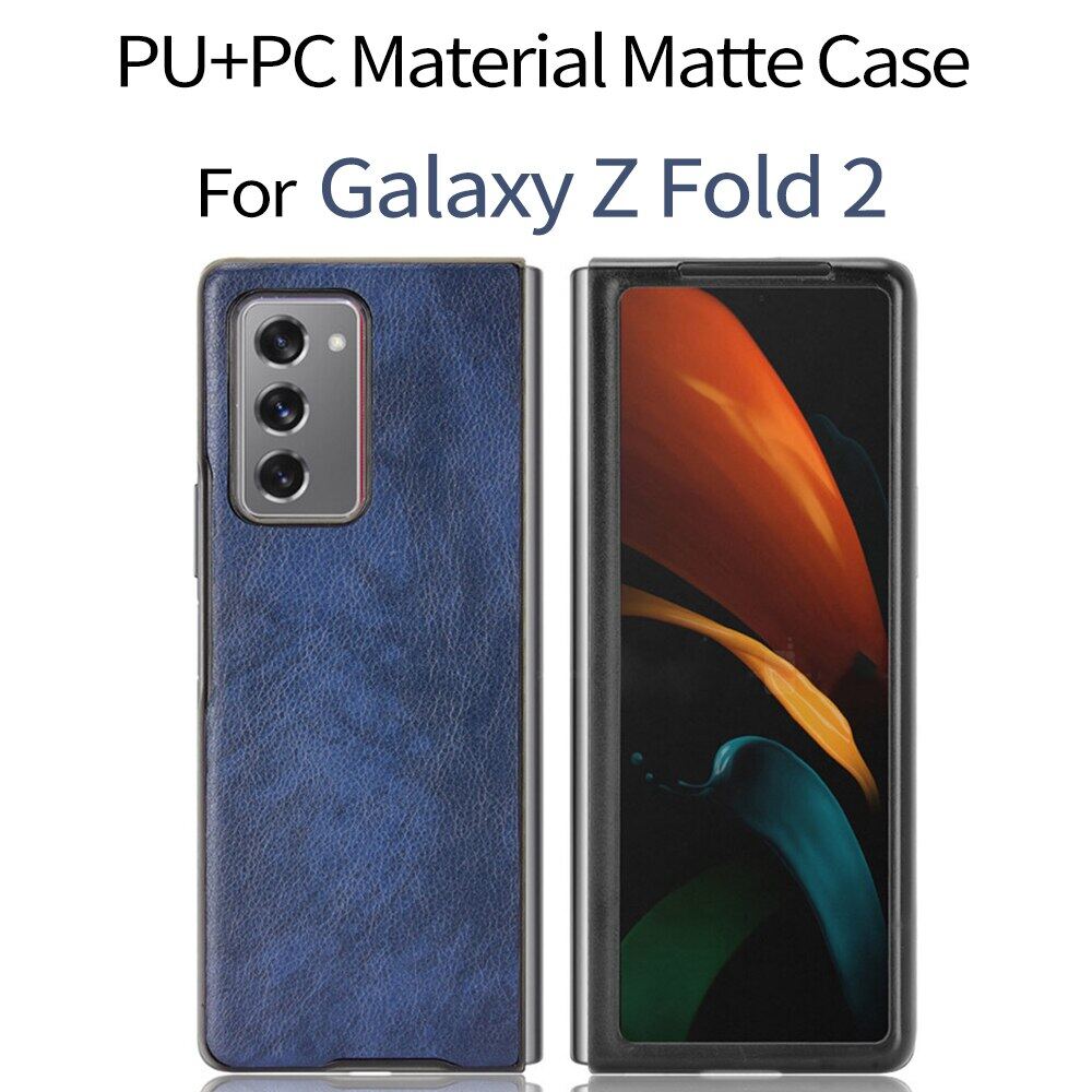 Samsung Galaxy Z Fold 2 5G Case Luxury Skin PU Leather Full Cover Hard Case For Samsung Galaxy Z Fold 2 Phone Case