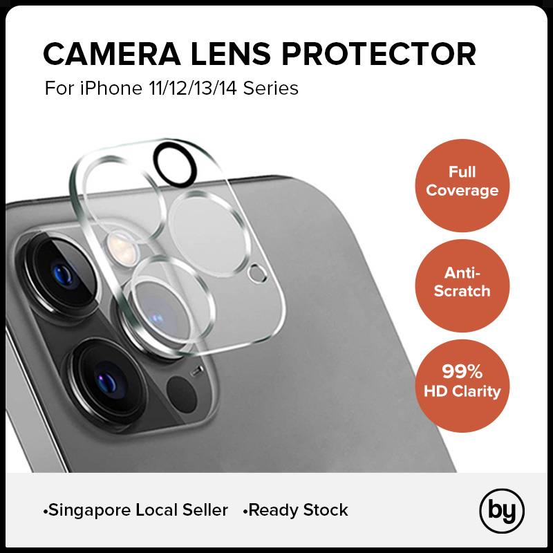 [SG] 3D Full Coverage Tempered Glass Camera Lens Protector For iPhone 14 / 14 Plus / 14 Pro / 14 Pro Max / 13 Mini / 13 / 13 Pro / 13 Pro Max / 12 Mini / 12 / 12 Pro / 12 Pro Max / 11 / 11 Pro Max