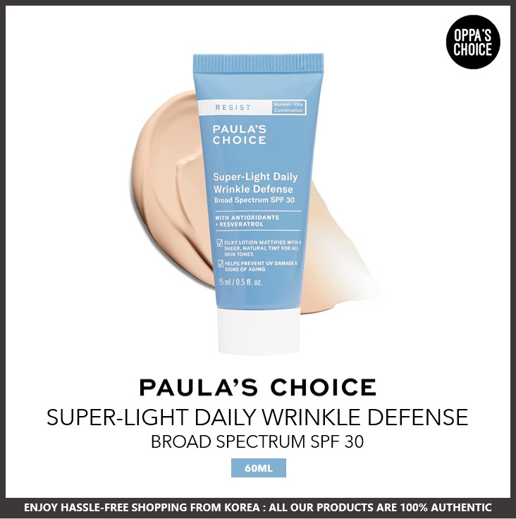 [READY TO SHIP] PAULA'S CHOICE SUPER LIGHT DAILY WRINKLE DEFENSE SPF30 60ML