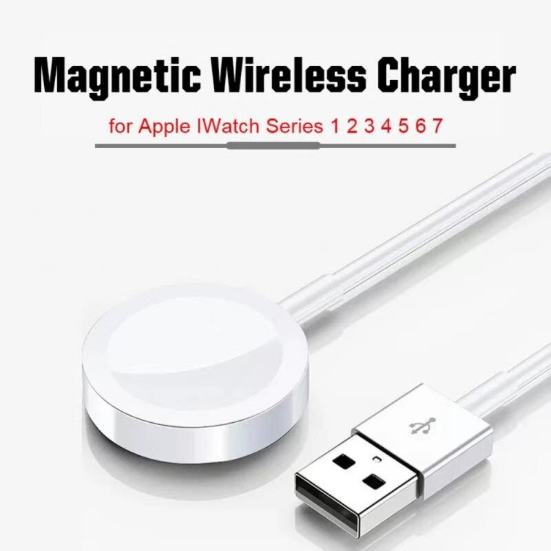 Portable Wireless Charger for IWatch Ultra Series 8 7 6 SE 5 4 Magnetic Charging Dock Station USB Charger Cable for Apple Watch Series 3 2 1