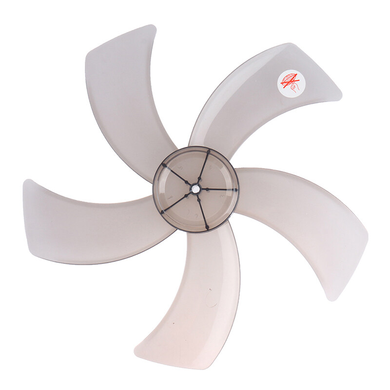【HJ】 mmico 16 Inch Household Plastic Fan Blade Five Leaves with Nut Cover for Pedestal Fan