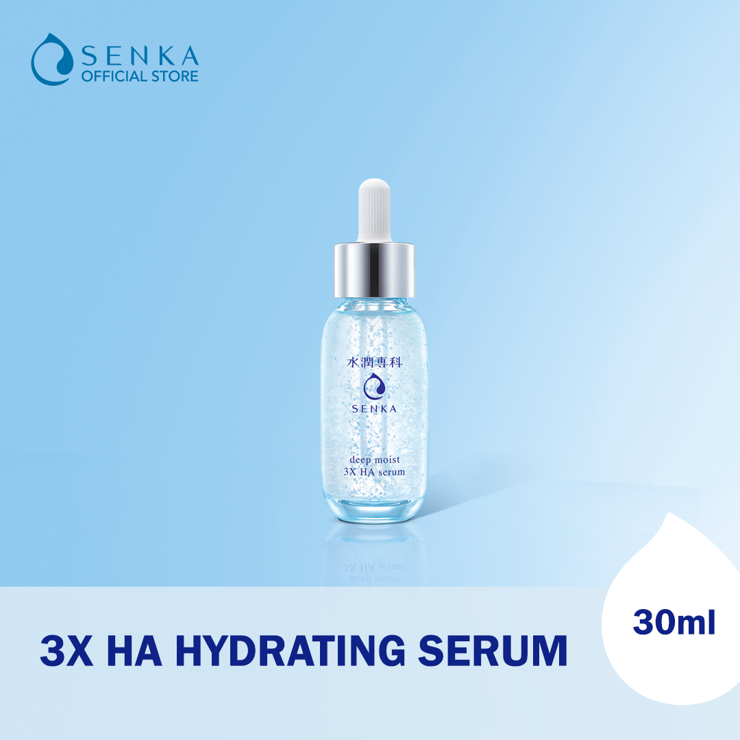 Hydration Best Seller : SENKA Deep Moist Gel Cream 50g + Senka Deep Moist Serum 30ml