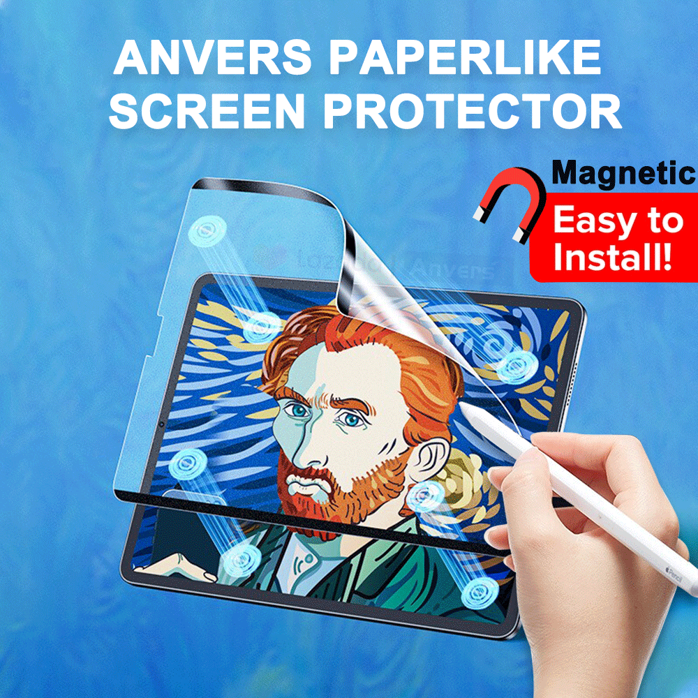 Anvers PaperLike iPad Screen Protector Magnetic For iPad Air 5|Air 4|Pro 11|10.2|10.5|12.9|Mini
