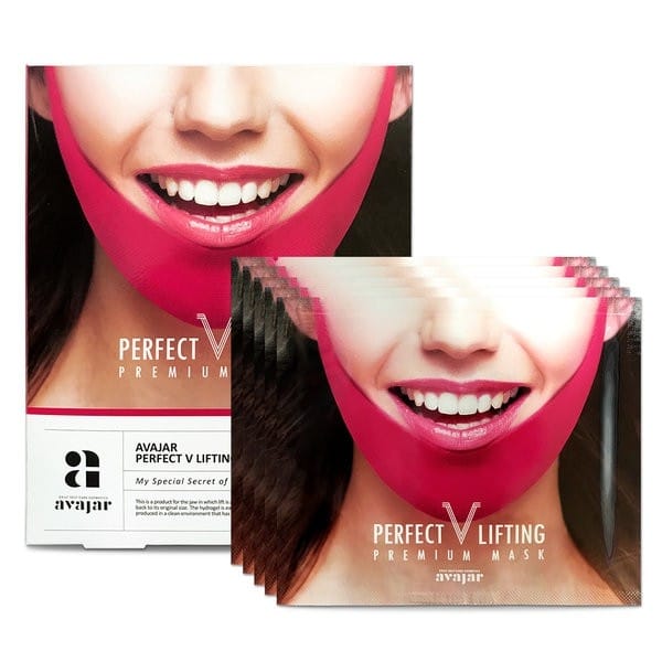 AVAJAR Prefect V Lifting Premium Mask With Hyaluronic Acid Collagen (Authentic Frm Korea) (V Shaped Face Lifting) (5pcs)