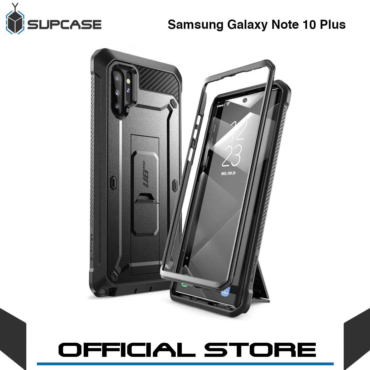 Supcase Unicorn Beetle Pro Series Full-Body Rugged Holster Case for Samsung Galaxy Note 10 Plus (Without Screen Protector)