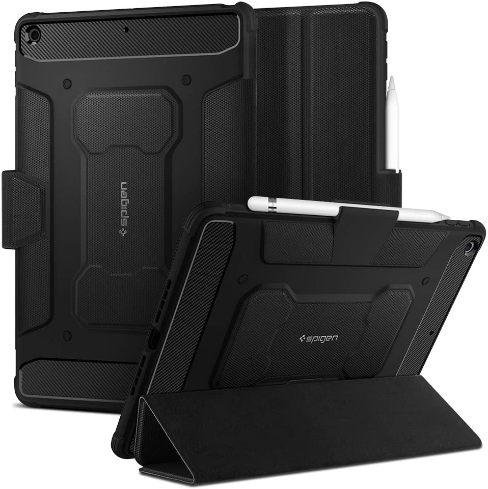 Spigen iPad 10.2" 9th Gen (2021) / iPad 8th Gen (2020) / iPad 10.2" / iPad 7th Gen (2019) Case Rugged Armor Pro Case Rugged Armor Pro