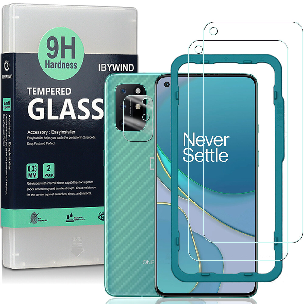 Ibywind Oneplus 8T / Oneplus 9R  [2PCS Pack] Tempered Glass Screen Protector With Easy Install Kit