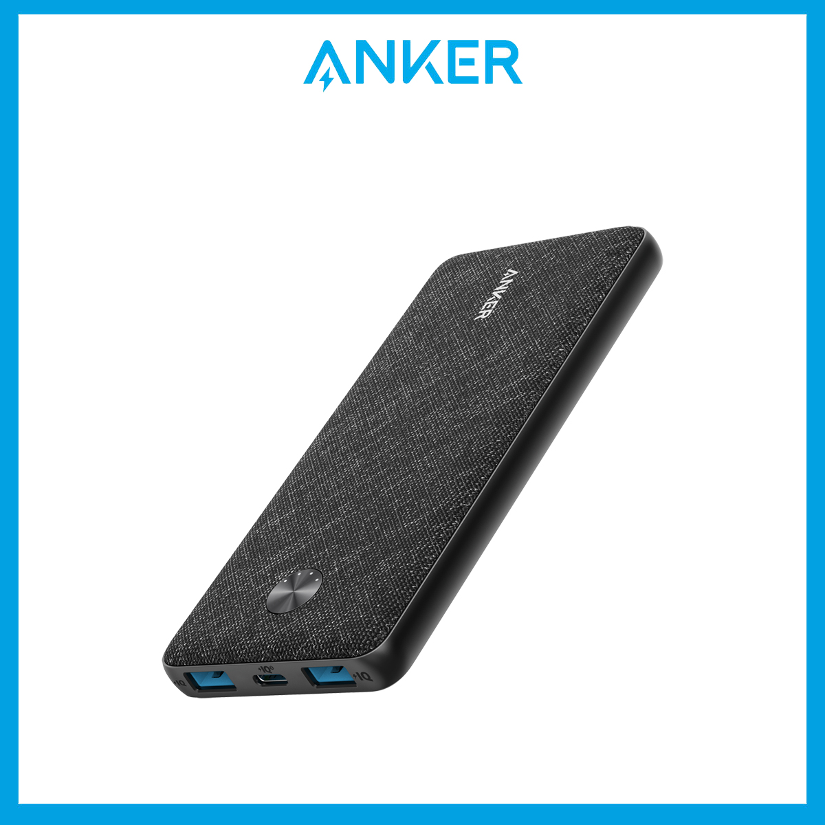 Anker PowerCore III Sense 10000mAh 20W Power-Delivery USB-C port, Slim, Light and Compact High-Capacity Portable Charger Power Bank Fast Charge Powerbank, Triple Charging Modes, short circuit protecti