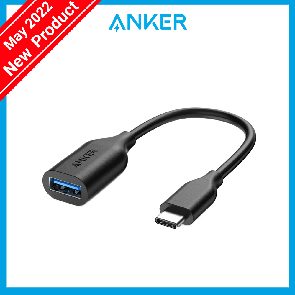 Anker USB-C to USB 3.1 Adapter, USB-C Male to USB-A Female, Uses USB OTG Technology