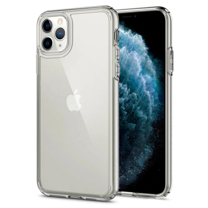 Spigen iPhone 11 Pro Max Case Ultra Hybrid Crystal Clear Designed For Apple iPhone 11 Pro Max 2019 Mil-grade Certified with Air Cushion Technology Precise Fit Scratch Defense Drop Protection Casing Co