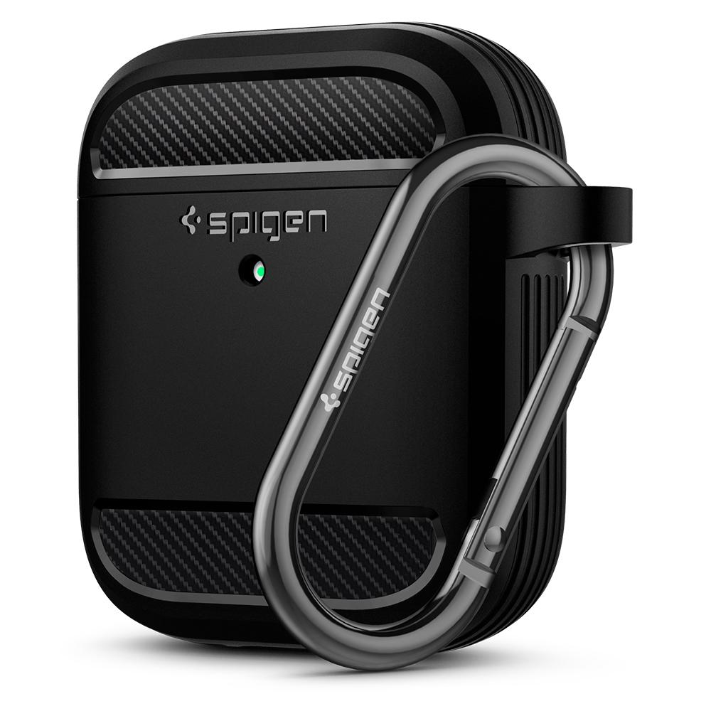 Spigen Apple AirPods 2nd Gen / 1st Gen Case Rugged Armor With Drop Protection Inspired By Car Design