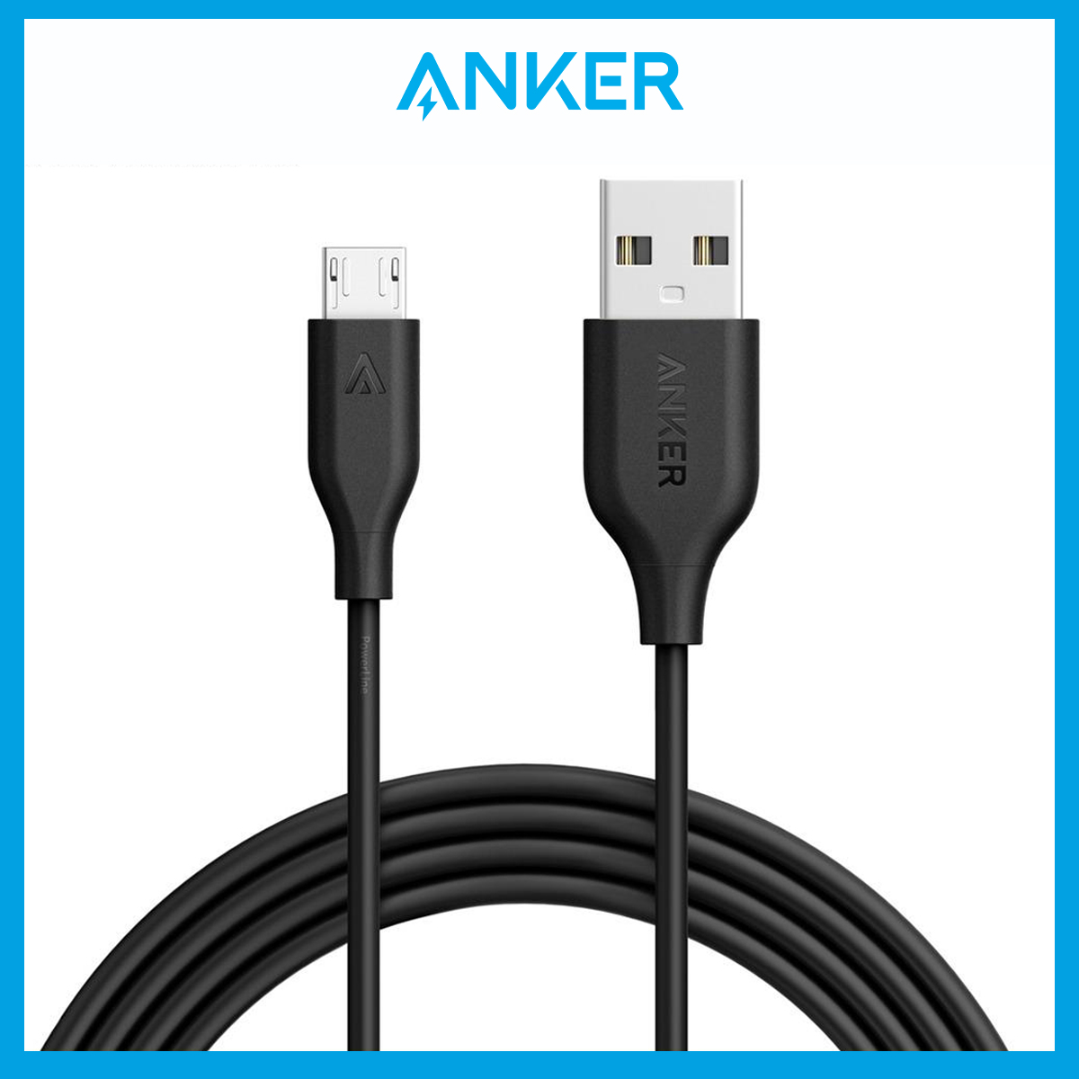 Anker PowerLine Micro USB Cable (6ft) Charging Cable for Samsung, Nexus, LG, Android Smartphones and More