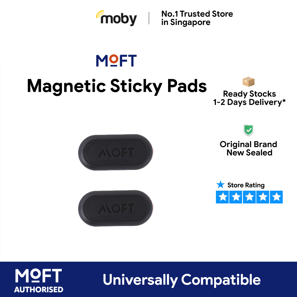 MOFT Magnetic Sticky Pads Wall Mount 2-Pack | Latest Gen