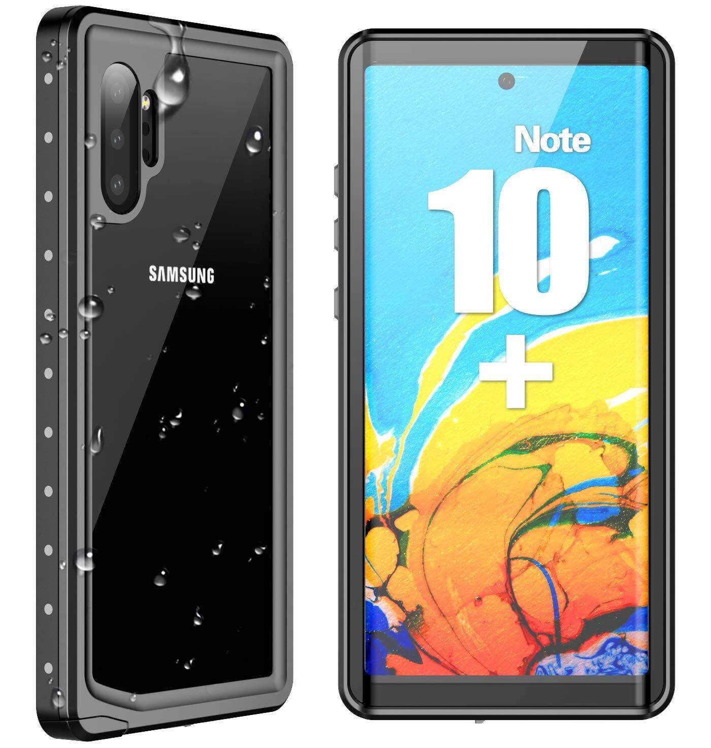 Galaxy Note 10/Note 10 Plus Waterproof Case, Underwater Shockproof Built in Screen Protector Full Body Cover IP68 Certified Waterproof Case for Samsung Galaxy Note 10+ Plus/5G/Note 10