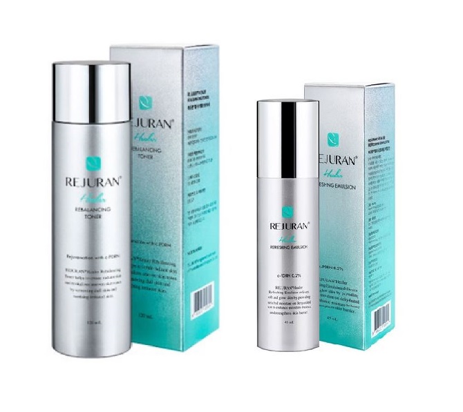 [SET] Rejuran Healer Rebalancing Toner 120ml + Rejuran Healer Refreshing Emusion 45ml