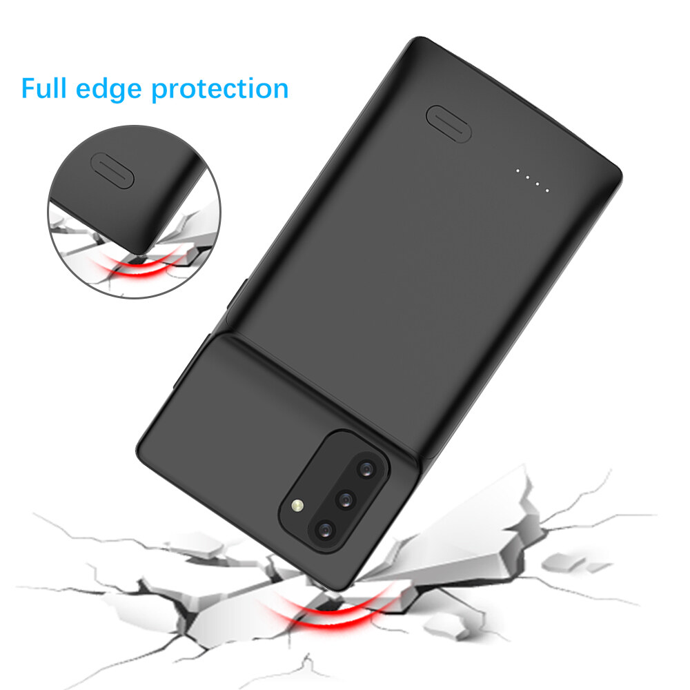 Note 10 Liquid silicone Power Case For Samsung Galaxy Note 10 Plus shockproof Battery case Charger Case Extenal Power Bank Cover