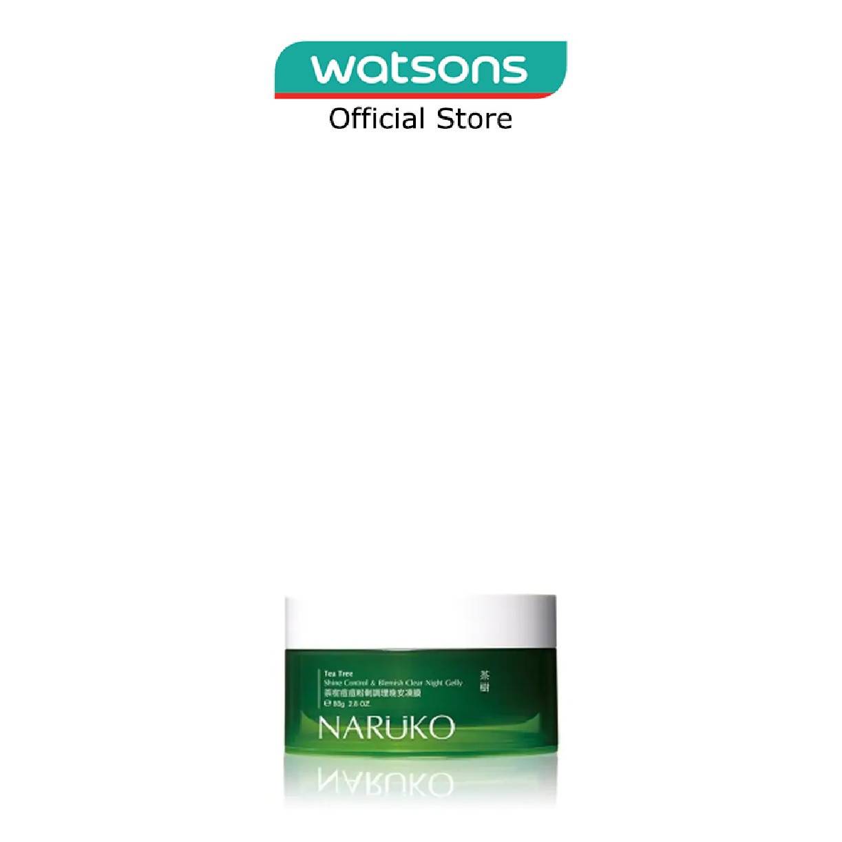 NARUKO Tea Tree Shine Control Blemish Clear Night Gelly 80G