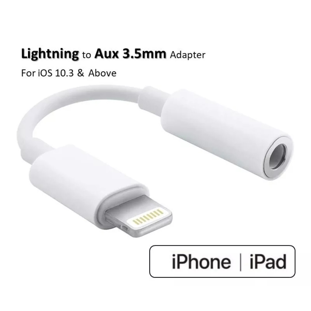 Lightning to 3.5mm Jack AUX Audio Adapter for iPhone iPad Earphone Stereo Cable Converter Music Connector Adapter