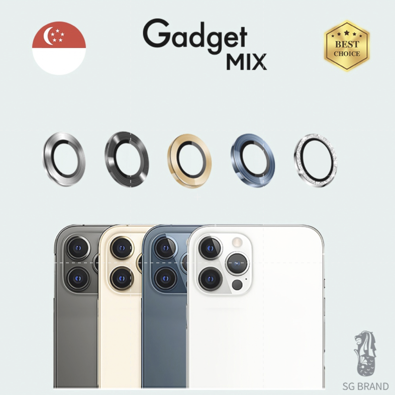 Gadget MIX  3pcs for iPhone 13 Pro Max/12 Pro/ iPhone Camera Lens Protector Full Cover Circle Screen Protection
