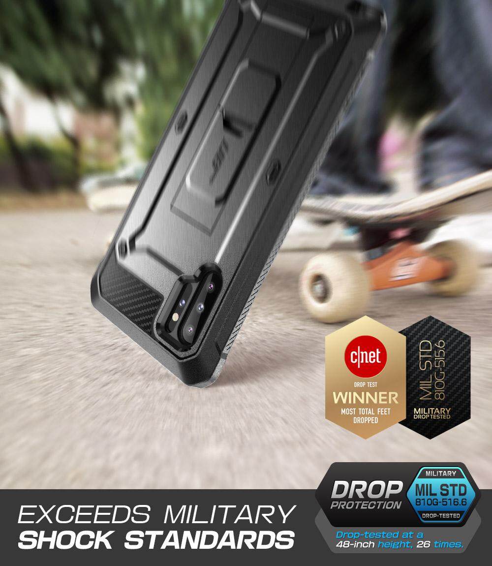 For Samsung Galaxy Note 10+ Plus//Note 10 Plus 5G Casing SUPCASE UBPro Full-Body Shockproof Case with Holster & Kickstand Without Screen Protector