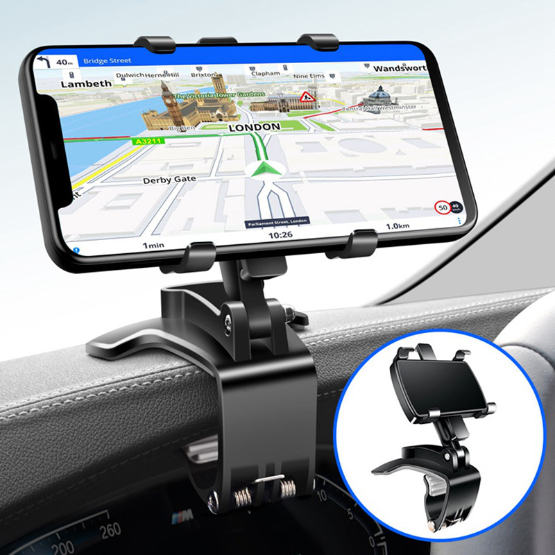 Universal Car Dashboard 360° Rotation Mobile Phone Holder Stand Mount Bracket For GPS
