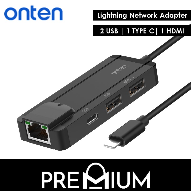 ONTEN OTN-75002  iP OTG + USB + LAN Network Adapter
