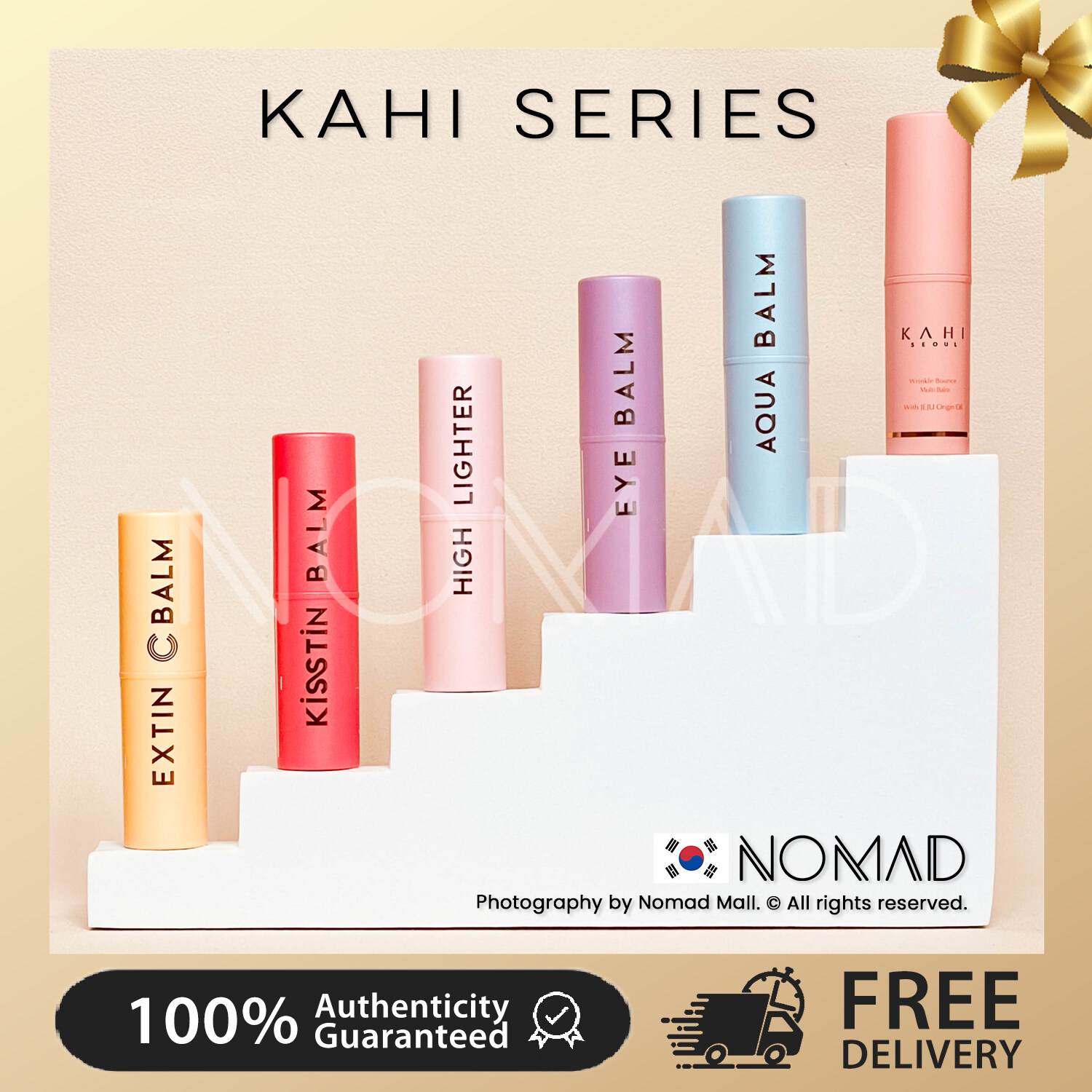 [KAHI] Multi Balms 9g & Wrinkle Bounce Collagen Mist Ampoule