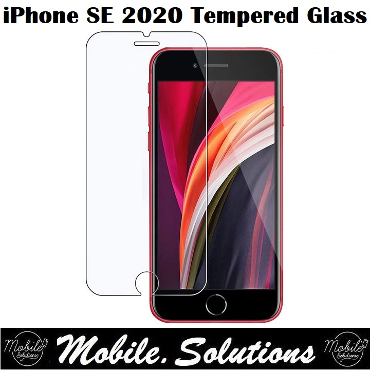 iPhone SE (2020) / SE (2022) Tempered Glass Screen Protector (Clear)