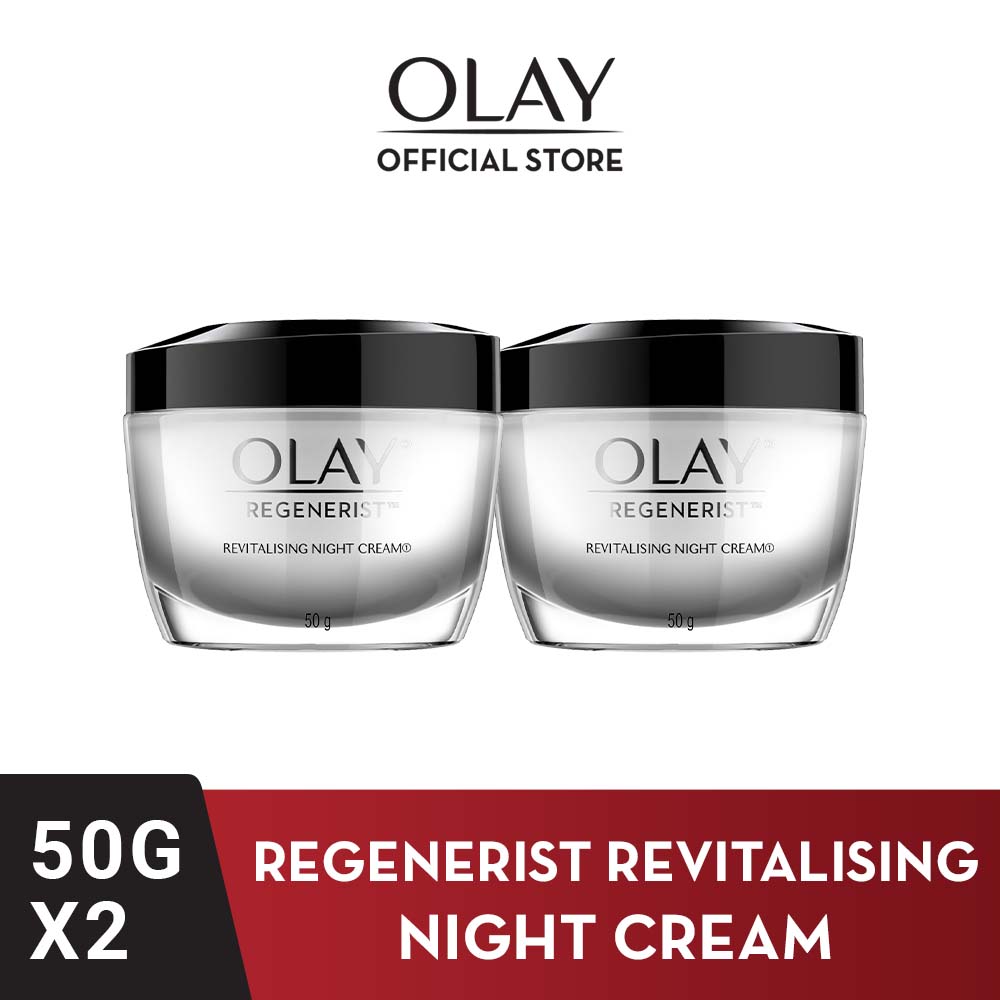 [Bundle of 2] Olay Regenerist Revitalising Night Cream 50g