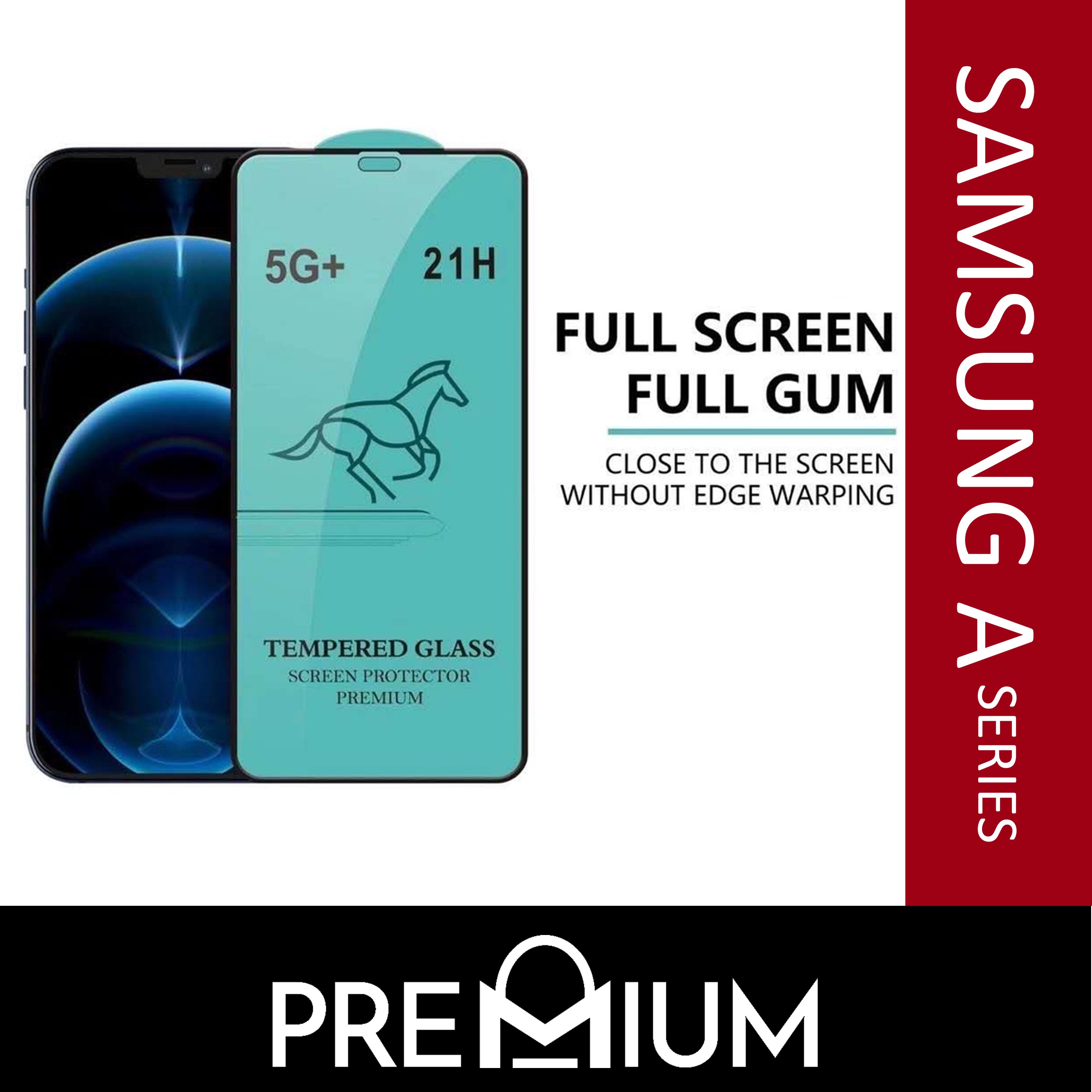 Full Coverage Cover Tempered Glass Screen Protector For Samsung Galaxy A13 A53 A33 5G A42 A52 A32 A73 A23 5G