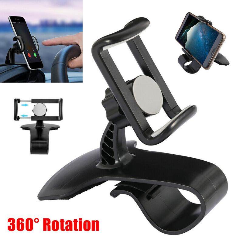 Newest 360° Rotation Adjustable HUD Car Dashboard Phone Holder Mobile Devices Clamp Clip Stand for Smart Phone