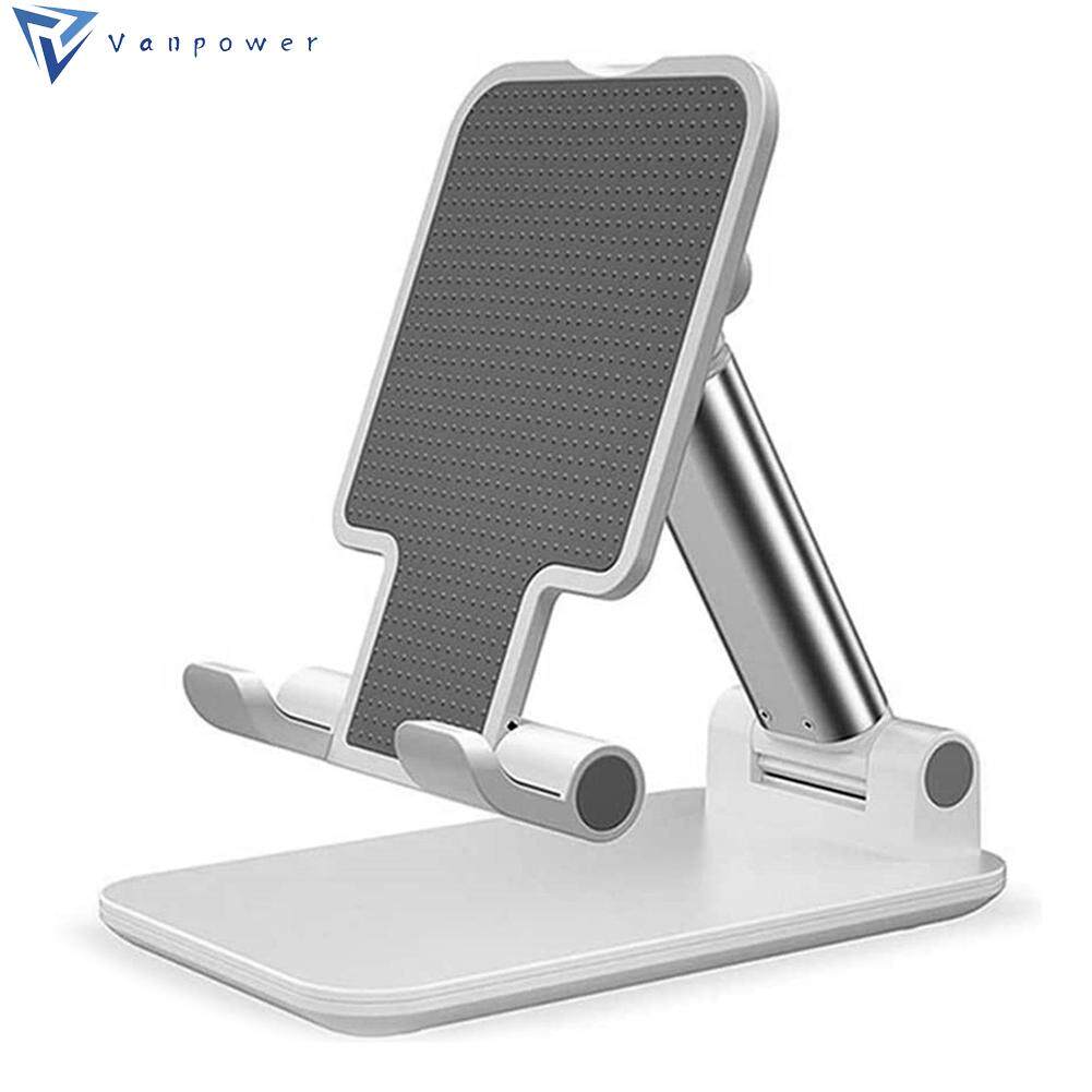 Desktop Tablet Phone Holder Folding Metal Mobile Phone Stand Desk Table Support Mount Universal