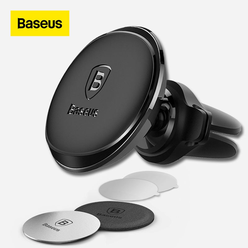Baseus Magnetic Car Holder For Phone Universal Holder Cell Mobile Phone Holder Stand For Car Air Vent Mount GPS Car Phone Holder