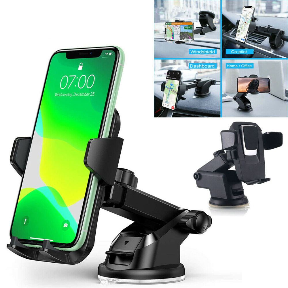 SDAYG Adjustable Premium Quality Dashboard Suction Cup Telescopic Car Accessories Mobile Phone Holder GPS Holder Car Phone Holder Car Mount Navigation Bracket