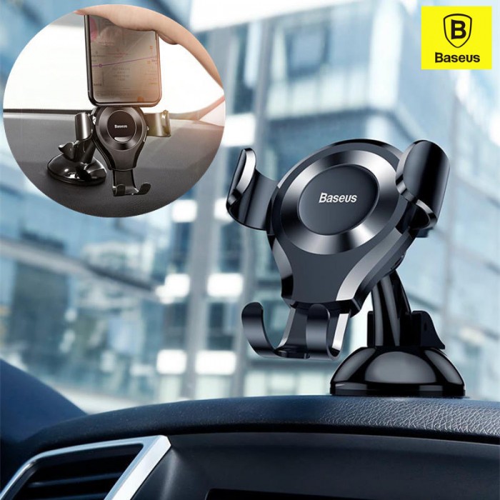 Baseus Car Console Suction Cup Mount Phone Holder Handphone Cellphone