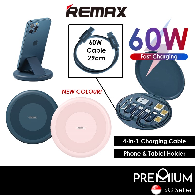 REMAX RC-190 Wanbo Series 60W Fast Charging Cable Set Compatible with phone  USB iP 13 12 Pro Max Mini NEW SE 2020 2nd Gen 11 Xs Max XR Xs X 8 8 Plus 7 Plus iPd Micro USB Samsung Xiaomi USB Type C