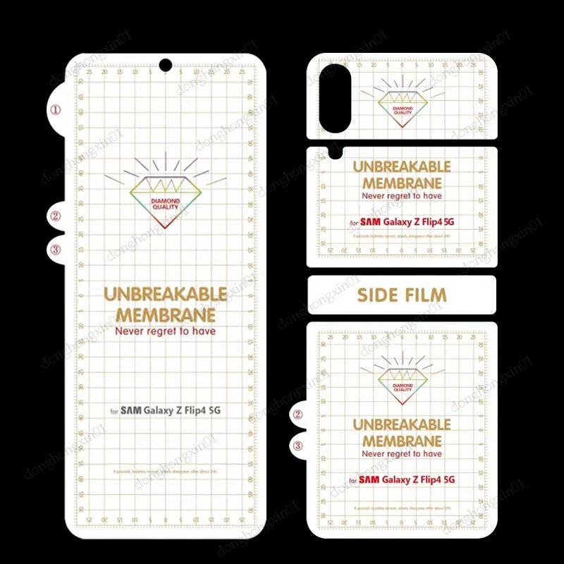 Samsung Z Flip 4 Soft Full Cover Screen Protector for Samsung Galaxy Z Flip 4 3 5G Soft Hydrogel Film for Z Flip4 Flip3 Protective Film