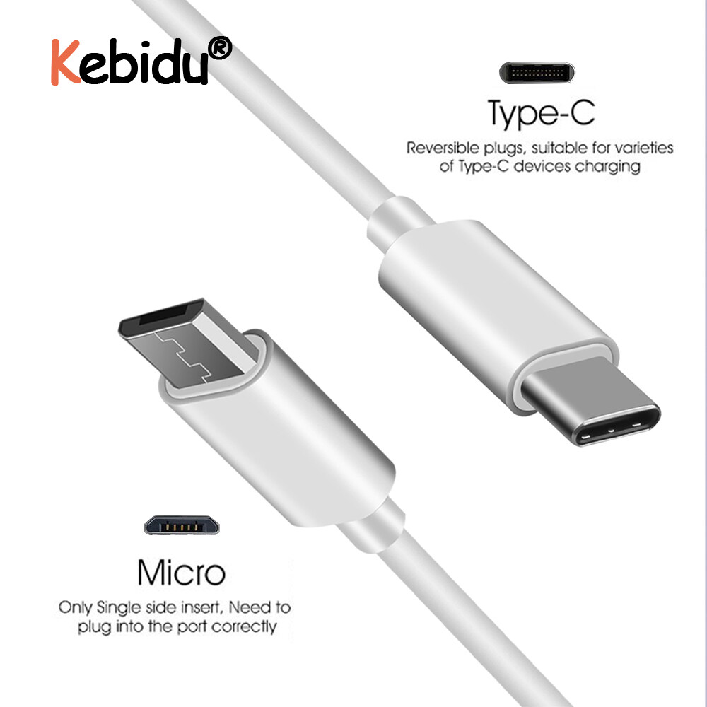 1M USB Type C to Micro USB Cable Fast Charging Adapter Cable for Smartphone Tablet Android USB Cable