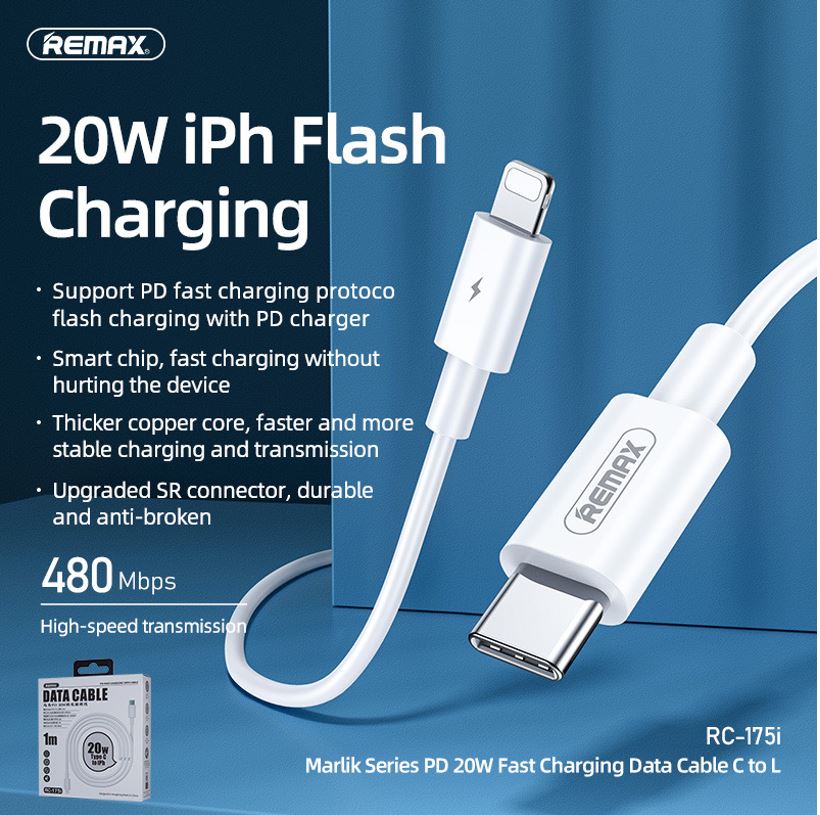 20W Fast Charging Cable Support PD fast charging