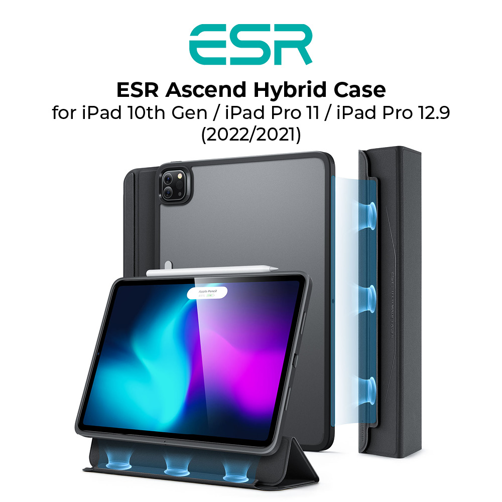 ESR Ascend Hybrid Case for iPad 10th Gen / iPad Pro 12.9/11 (2022/2021)