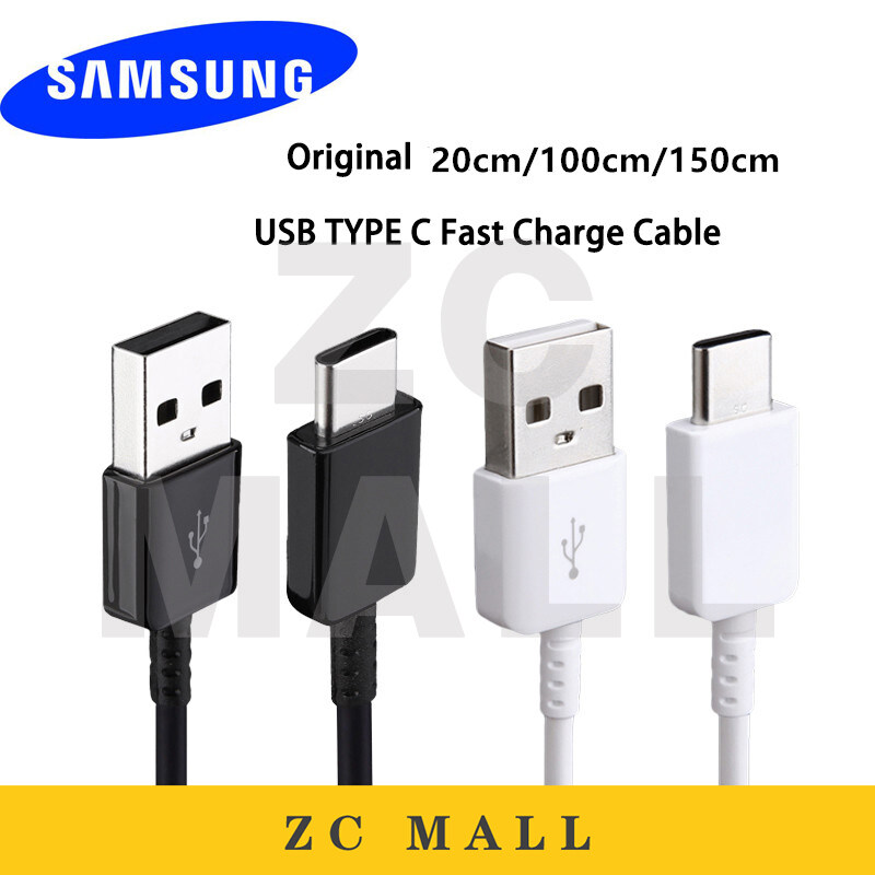 Original Samsung Type C Fast Charger Cable For S9 S9+ Note 10 9 8 S8 S8+ A5 A6 A7 A8 2018 C9 Pro