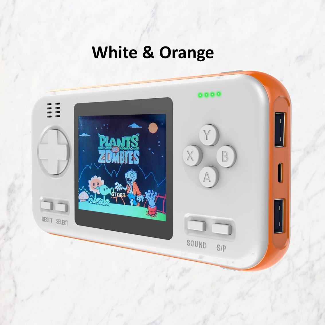 8000mAh PowerBank & Built-in 416 Games Handheld Console *Dual USB Port *Allowable on Plane *Lightweight