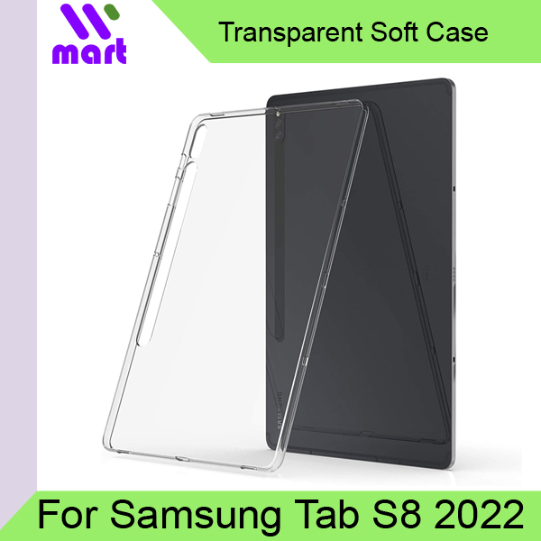 Samsung Galaxy Tab S8 2022 Transparent Case Soft / For Galaxy Tab S8 / S8 Plus / S8 Ultra